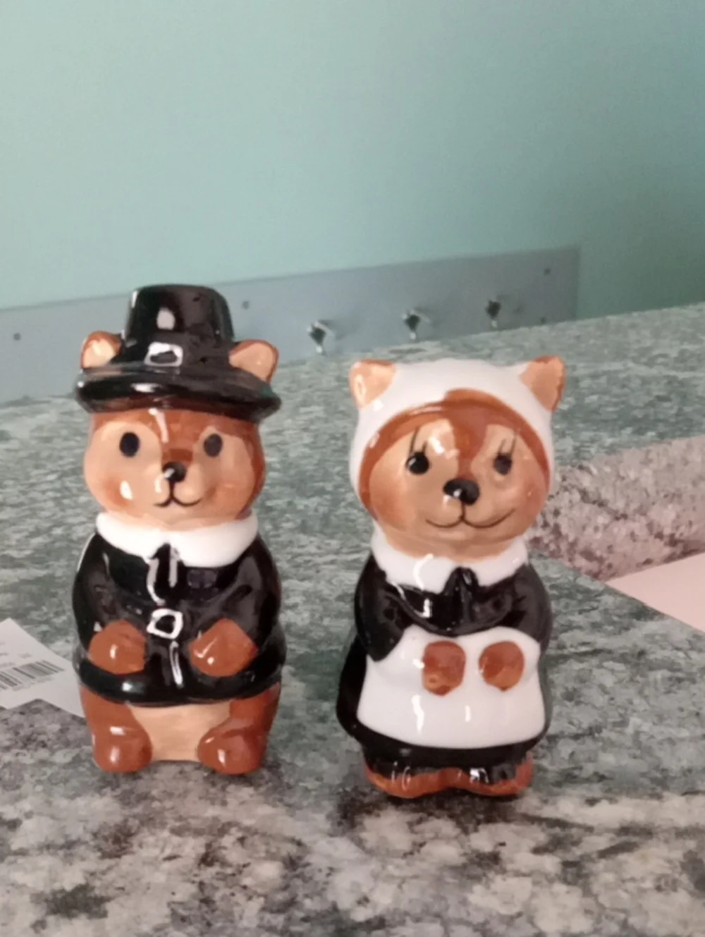 Pilgrim Squirrels Salt & Pepper Shakers
